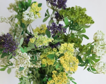 27" Faux flowers, Artificial Queen Annes Lace, Artificial Flowers, Faux Stems/Faux Greenery