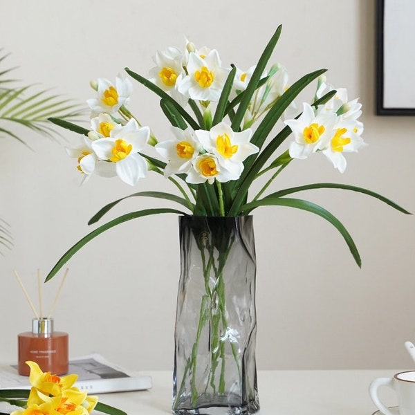 Artificial Daffodils, Artificial Daffodil flower, Artificial Narcissus, FakeDaffodils, Artificial flowers, Home Decor, Gift