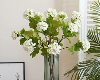 27.5inch! Artificial Hydrangeas, Fake Hydrangeas, Green hydrangea, Faux Hydrangea, White hydrangea, DIY Wedding Bouquetes, Wedding Decor