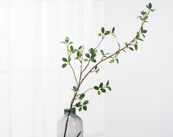 40" Real Touch Faux Aglaia Odorata Tree Branch Stem | High Quality Artificial Plant | Faux Decorative Leaf Stem /Home Decoration | Gifts