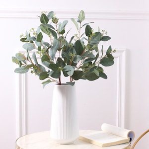 Artificial Eucalyptus, Faux Seeded Eucalyptus, Faux Eucalyptus, Fake Eucalyptus, Home Decor, eucalyptus for shower,
