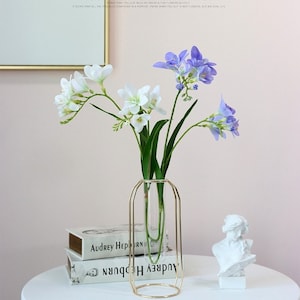 Artificial Freesia, Artificial Orchid, Real Touch Freesia, Silk orchids, White Freesien, Real touch flowers, Real touch orchids, Orchid Stem