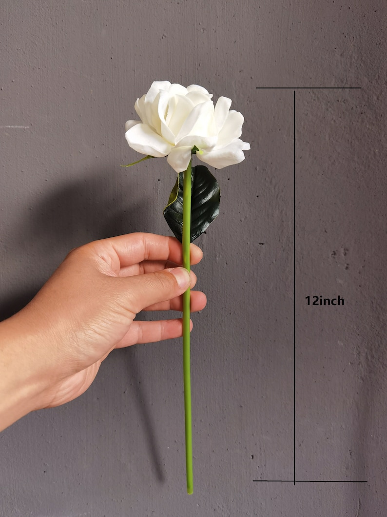 Gardenia, Artificial Gardenia, Real Touch Gardenia, Silk Gardenia, White Gardenia, Real touch flowers, Gardenia Flowers, White silk flowers image 9