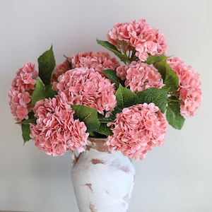 20&quot; Real Touch Hydrangea Stem, Artificial Flower, Real Touch Flowers/Garden Flower Gift/Wedding/Home Decoration