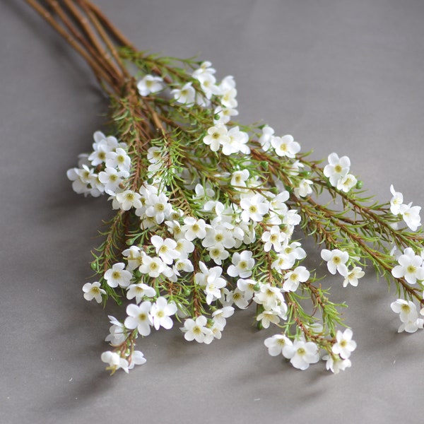 White Artificial Plum Blossom, Faux Greenery, Faux Flowers, Artificial Flowers, Home Decoration, Flower arrangement,