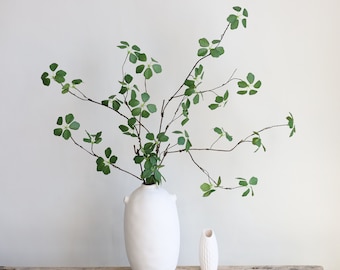 Branche réaliste de Pieris Japonica de 35 pouces, fausse verdure, fausse plante, spray de feuillage artificiel, minimaliste de style japonais