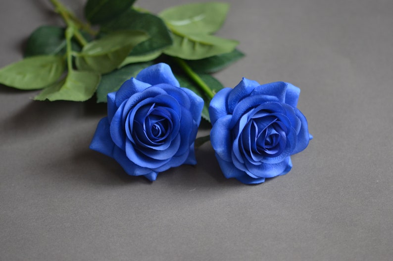 Blue Roses, Real Touch Flowers, Real Touch Roses, Silk Roses, Home ...