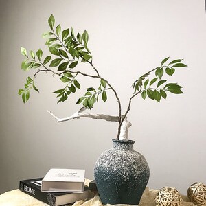 31" Green Wisteria Leaves, Faux Wisteria, Artificial Wisteria, Wisteria Flowers, Artificial Greenery, Faux Leaf Plants, Home Decor image 5