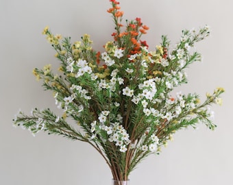 23.5" Artificial Flowers, Artificial Plum Blossom, Faux Greenery, Faux Flowers,  Home Decoration/Women Gift