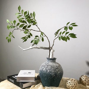 31" Green Wisteria Leaves, Faux Wisteria, Artificial Wisteria, Wisteria Flowers, Artificial Greenery, Faux Leaf Plants, Home Decor image 2