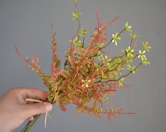 Artificial Fern, Fall Fern, Artificial Greenery, Real Touch Fern, Artificial Ferns, Faux Greenery Filler, Faux Fern