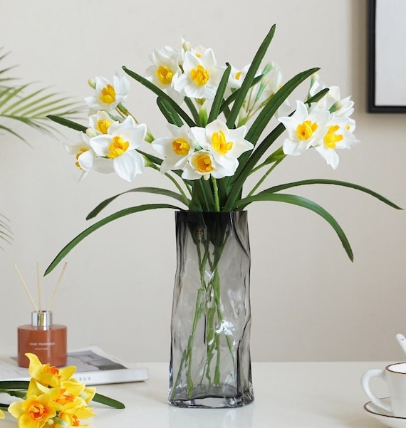 Künstliche Narzissen, künstliche Narzissenblume, künstliche Narzisse, FakeNarzissen, Kunstblumen, Wohnkultur, Geschenk