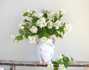 25" Real Touch Hydrangeas, Snowball Hydrangea, Faux Hydrangea, White Hydrangea, DIY Wedding Bouquetes/Wedding Decor/Snowballs
