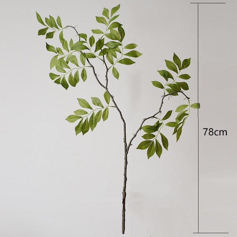 31" Green Wisteria Leaves, Faux Wisteria, Artificial Wisteria, Wisteria Flowers, Artificial Greenery, Faux Leaf Plants, Home Decor image 6