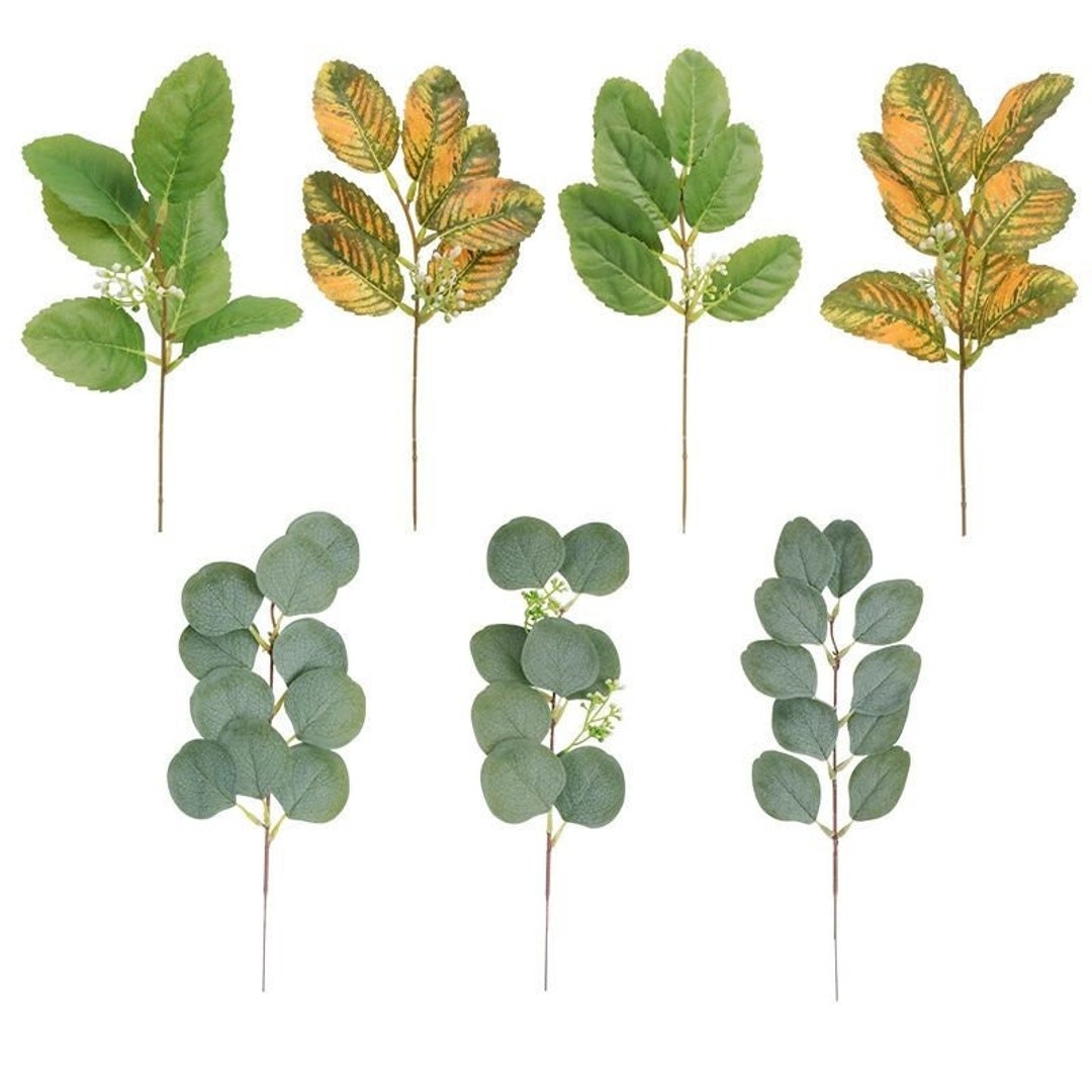 Curated visual reference: Visual Reference: Artificial Eucalyptus Faux Eucalyptus Fall Eucalyptus Real Touch