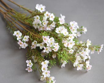 23.5“ Pink Artificial Plum Blossom, Pink Wildflowers, Faux Flowers, Silk Flowers, Home Decoration, Flower arrangement, Spring flowers/gift
