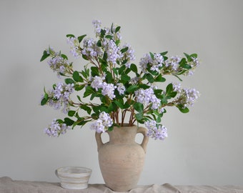 Flores lilas de 30", flores falsas, lilas falsas, ramas falsas, tallos de flores falsas, centros de mesa / florales / bodas / decoración del hogar / regalos
