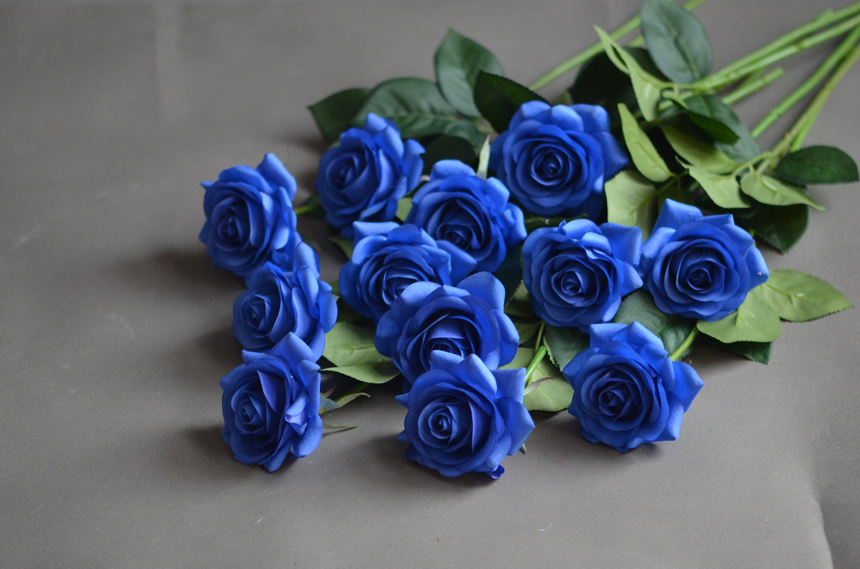 Blue Roses, Real Touch Flowers, Real Touch Roses, Silk Roses, Home ...