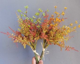 Faux Fern, Artificial Fern, Fall Fern, Artificial Greenery, Real Touch Fern, Artificial Ferns, Faux Greenery Filler, Fern bouquet