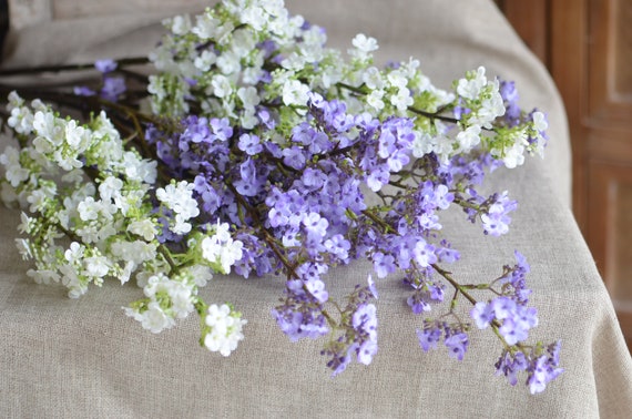 Blossom Small Purple Flowers Small Fake Flowers Fake Purple 