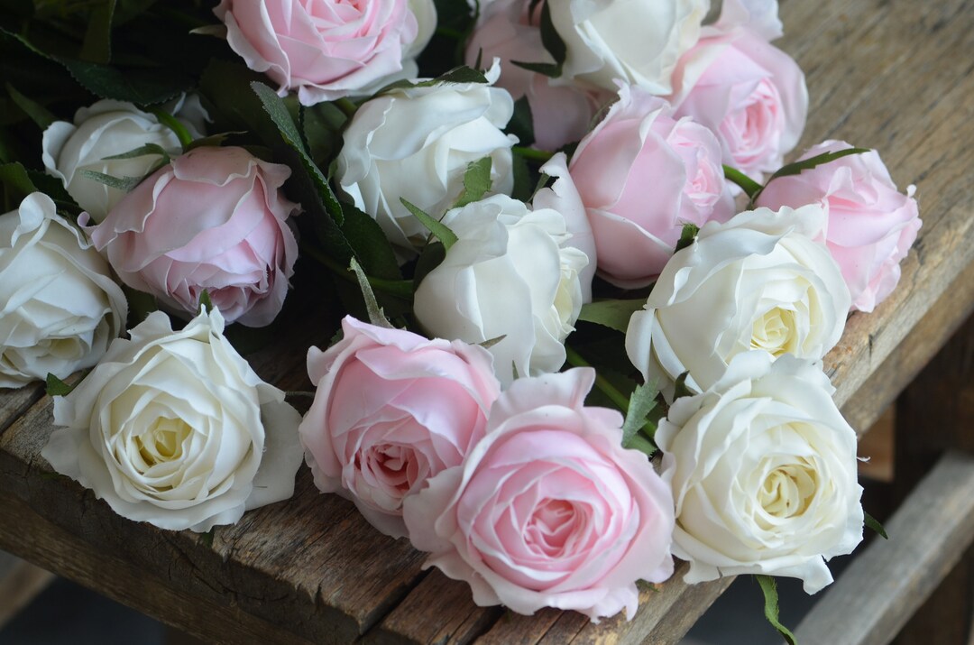 Real Touch Flowers, Cabbage Roses, Real Looking Roses, Real Touch Roses ...