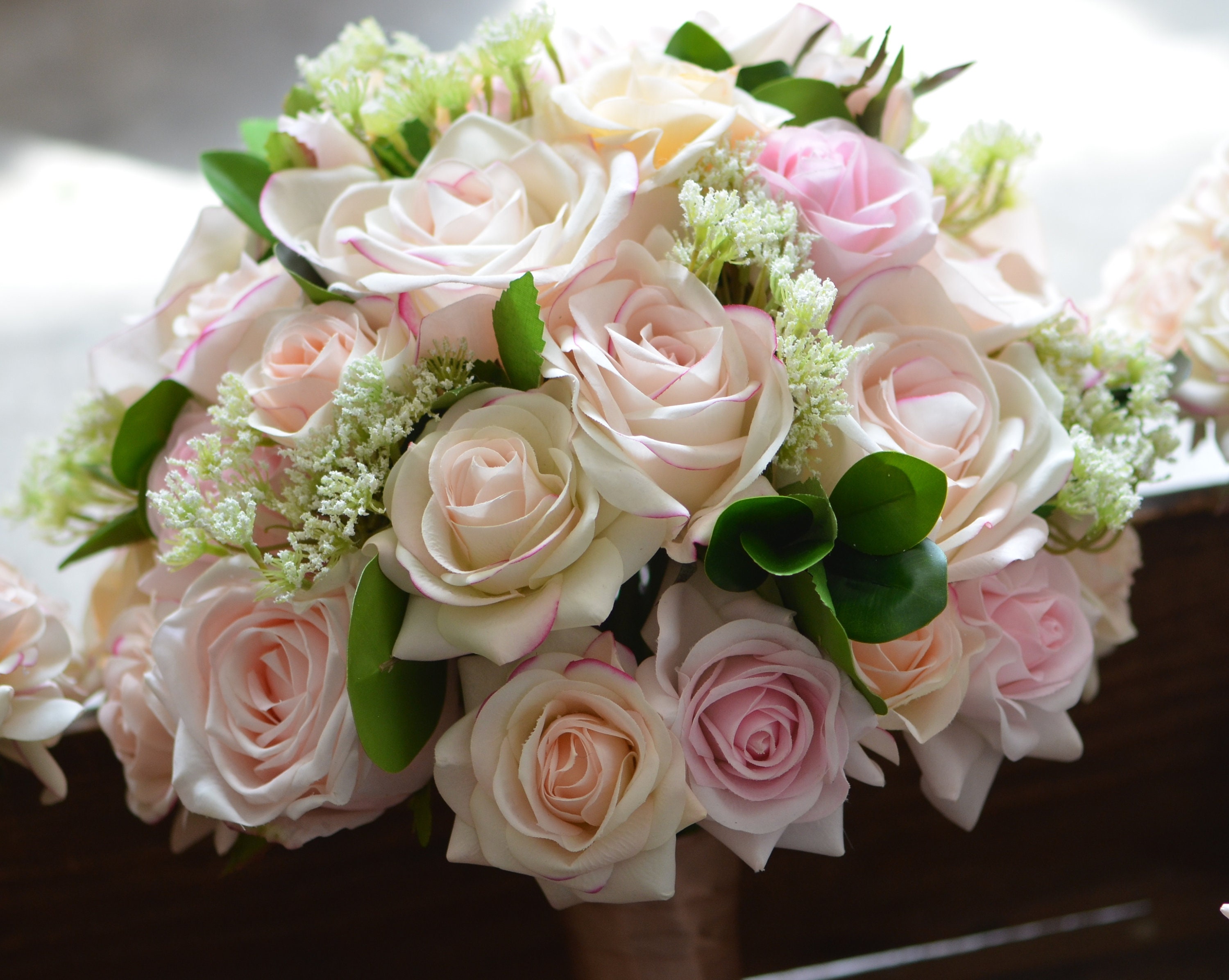 Wedding Bouquets Blush Pink Rose Bridal Bouquets Spring | Etsy Wedding Bouquets Blush Pink Rose Bridal Bouquets Spring | Etsy