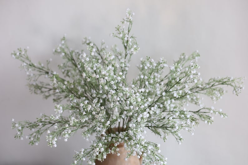 26 Baby's Breath, Artificial Baby's Breath, Fake Babys Breath, DIY Wedding Bouquetes, Wedding Decor image 3