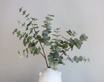 31.5" Fake Eucalyptus, Fake Plants, Fake Greenery, Faux Eucalyptus, Faux Greenery, Faux Branches, Home Decor/Greenery Stems/Gift