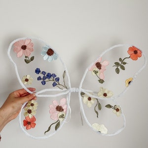 Alas de hadas / alas de hadas de flores / alas de hadas de encaje / alas de hadas para niños / alas de mariposa / alas de hadas para bebés / alas de hadas para niños pequeños / recién nacidos