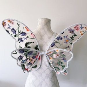 Wild Flower Fairy wings | flower fairy wings | lace fairy wings | toddler fairy wings | butterfly wings | baby fairy wings | kids fairy wing