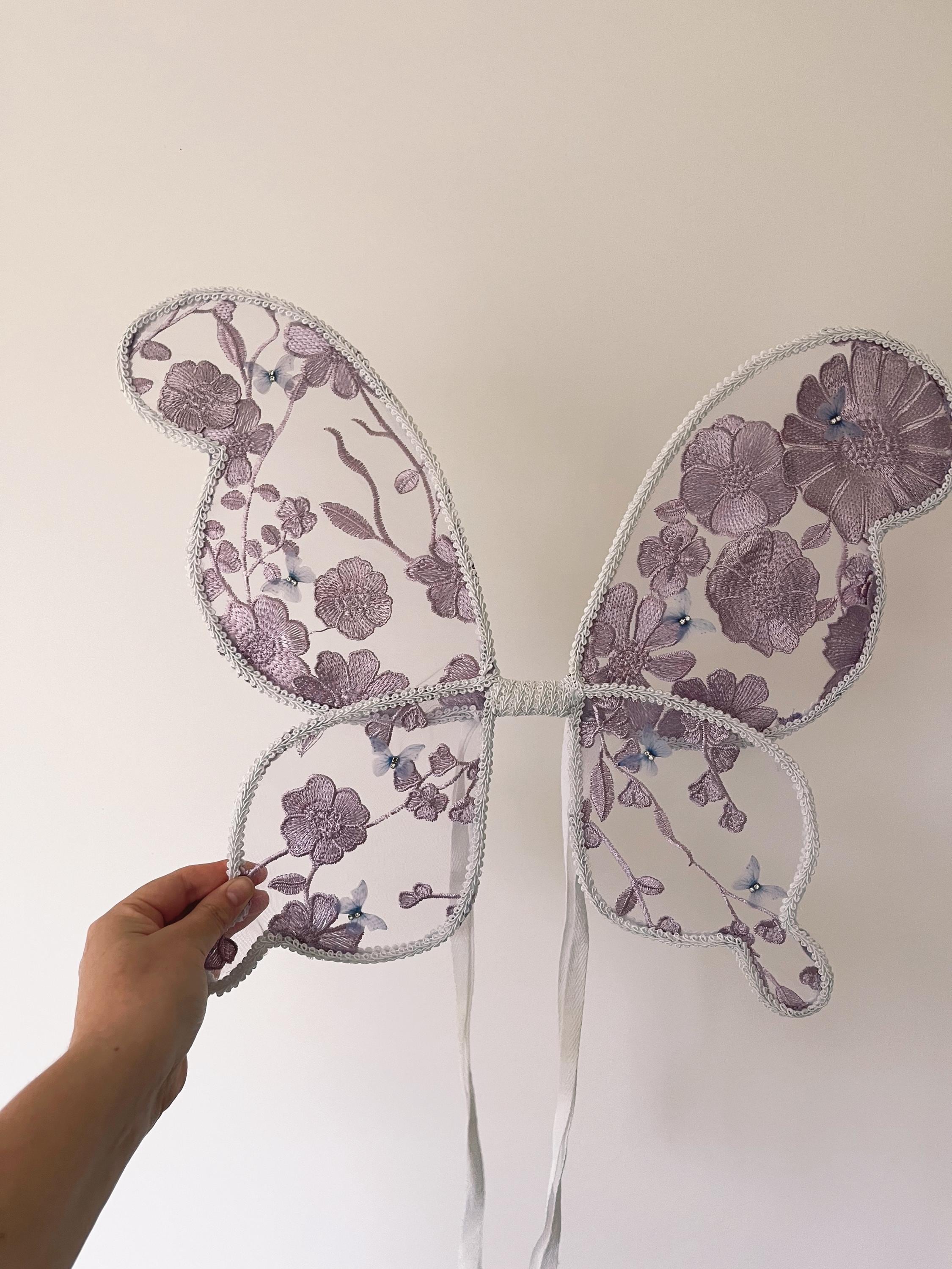 Lavender Fairy wings | light purple wings| flower fairy wings | lace fairy wings | toddler fairy wings | butterfly wings | baby fairy wings