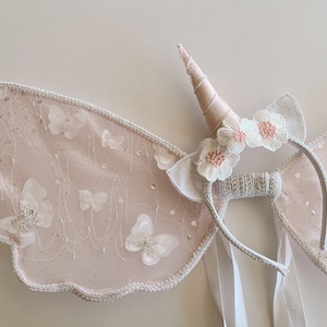 Unicorn wings | kids unicorn outfit | kids unicorn wings | unicorn pink | unicorn headband | unicorn dress up | unicorn Halloween