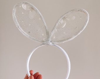 bunny headband, Easter bunny ears, handmade Easter, bunny ears