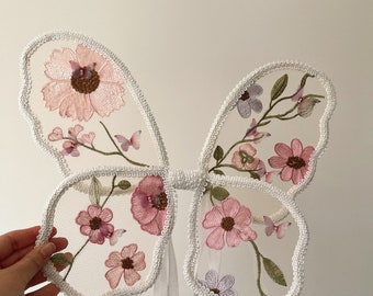 Pink Fairy wings | flower fairy wings | lace fairy wings | toddler fairy wings | butterfly wings | baby fairy wings | new born fairy wings