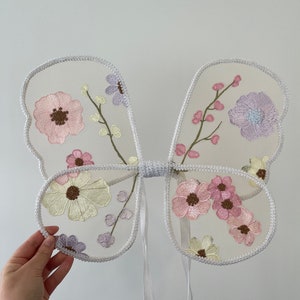 Pink Fairy wings | flower fairy wings | lace fairy wings | toddler fairy wings | butterfly wings | baby fairy wings | new born fairy wings