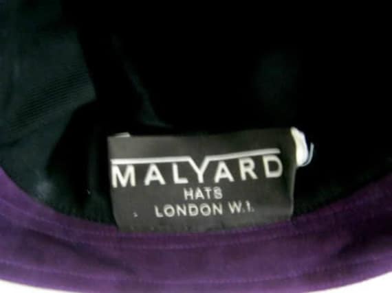 Vintage 60's George Malyard Purple Suede Hat - image 4