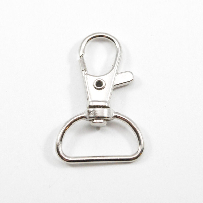 Lobster Clasps With Swivel D Ring for Key Rings 10pcs 38mm X Etsy