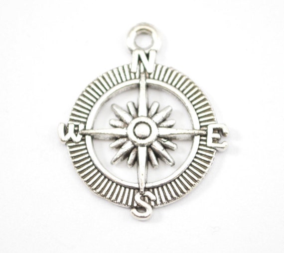 Compass charms best sale bulk
