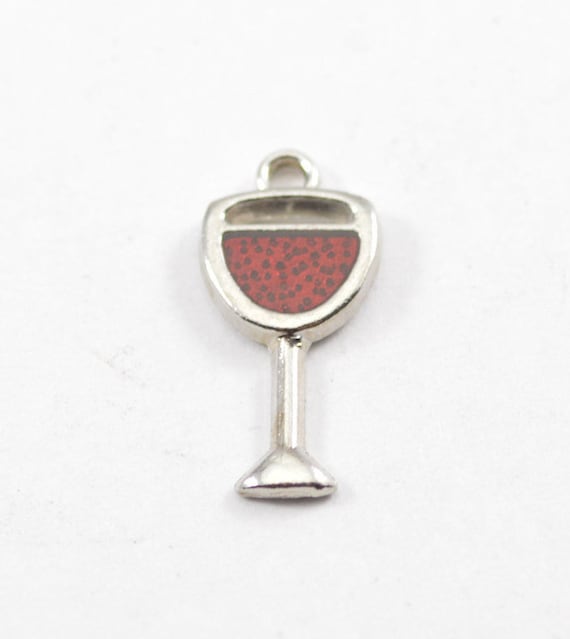 Christmas Stocking Charm//Pendant Enamel /& Alloy Red//White 26mm 10 Charms Crafts
