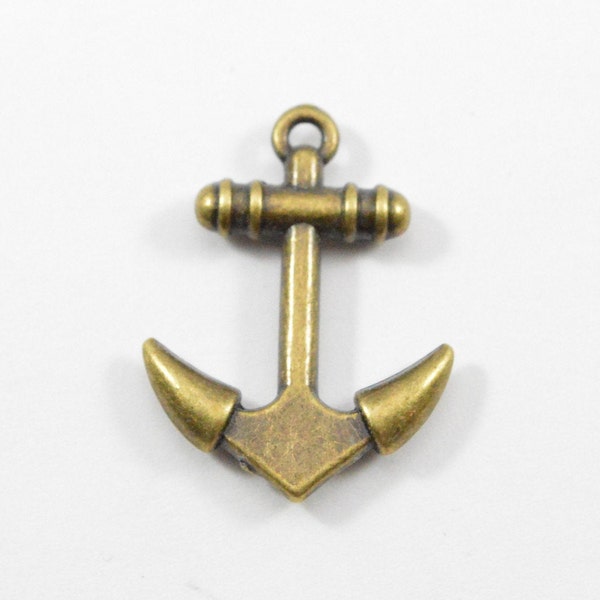 Anchor Pendant Etsy