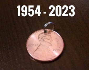 Lucky Penny Charm, 1953-2023 Great for Adding to a Keychain or Necklace