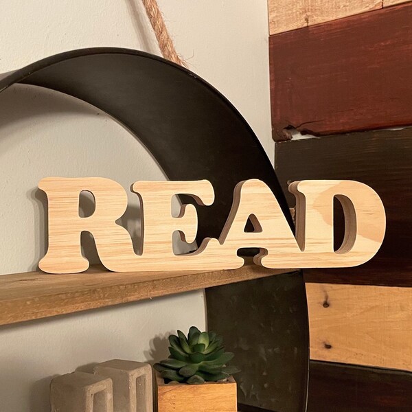 Read Design. Sign Read Wood Sign - Etsy