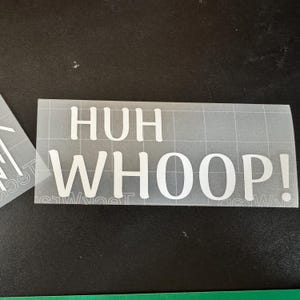 Oh Huhu! ST Entstehung Vinyl Aufkleber Aufkleber 15,2 cm; für Autoscheibe, Laptop, Wasserflasche, Notebook