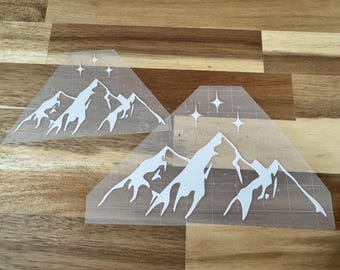 Velaris - op ACOTAR geïnspireerde SJM-vinyloverdruksticker voor autoruit, laptop, bidon, notebook, enz.