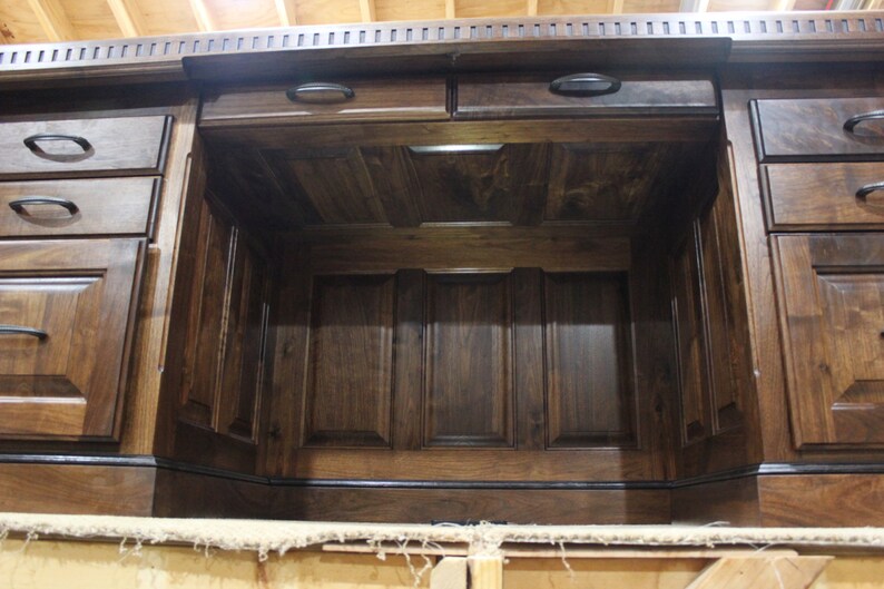 Executive Desk, Custom, Walnut, Solid Wood - Etsy