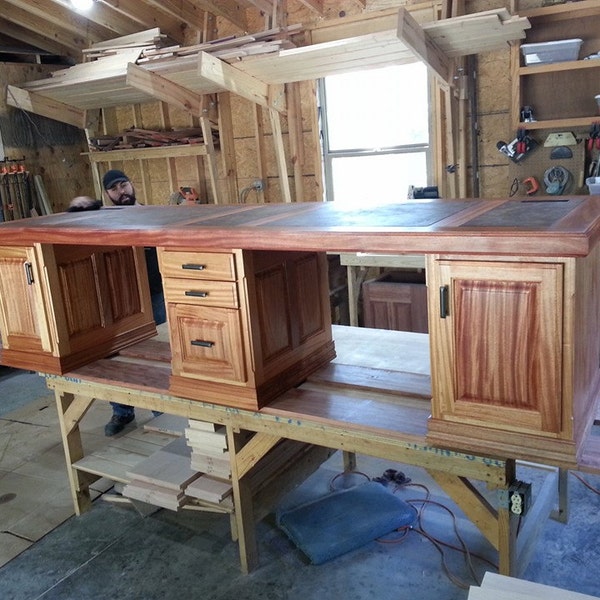 Two Person Desk - Etsy
