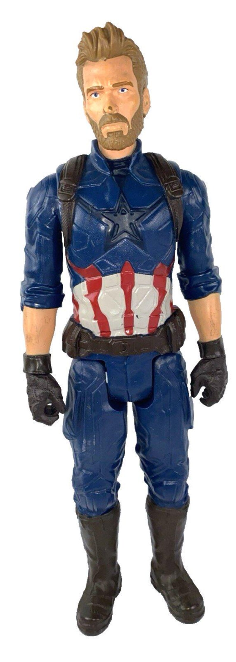 Hasbro Bearded Captain America 12" Action Figure Marvel Avengers Infinity War image 1