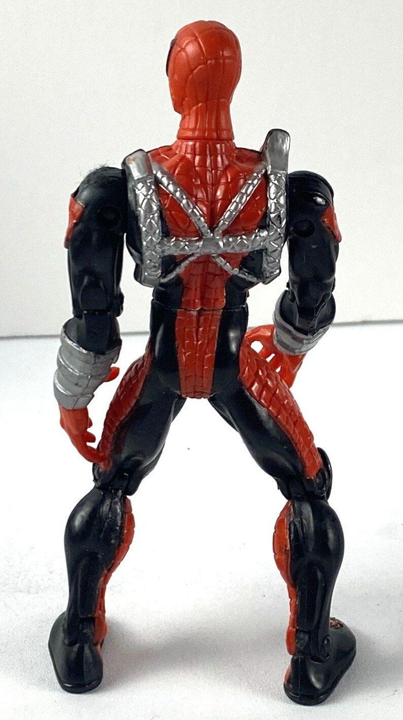 Marvel Sneak Attack Web Flyers Copter Spiderman Action Figure Toy Biz 1997 5.25" image 3