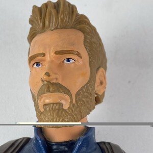 Hasbro Bearded Captain America 12" Action Figure Marvel Avengers Infinity War image 4