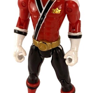 Power Rangers Super Megaforce RED RANGER Action Hero 4.5" Figure Only